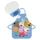 Peppa Wutz Cloud Kinder Schürze 2-teiliges Set