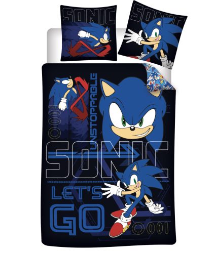 Sonic the Hedgehog Unstoppable  Bettwäsche-Set 140×200cm, 70×90 cm