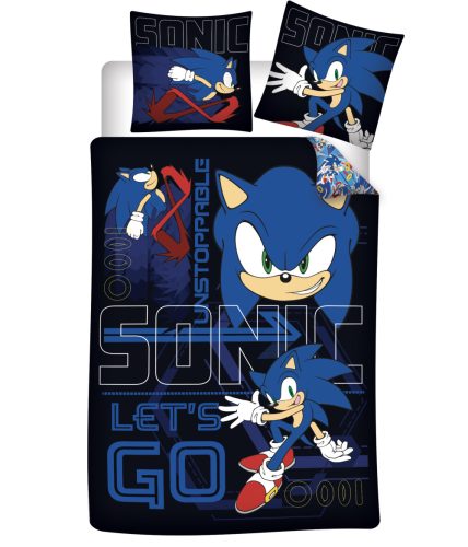 Sonic the Hedgehog unstoppable Bettwäsche 140×200 cm, 70×90 cm