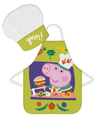 Peppa Wutz Yum Kinder Schürze, 2-teiliges Set