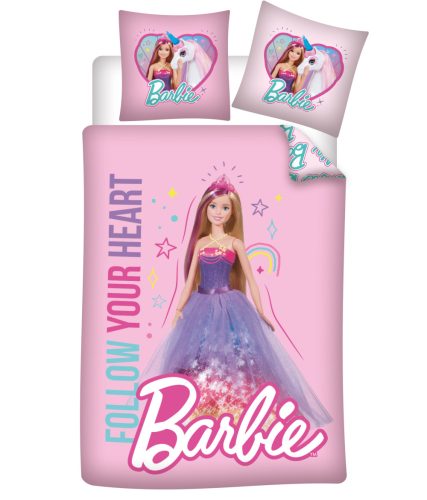 Barbie Follow Your Heart Kinder Bettwäsche (klein)100×135 cm, 40×60 cm