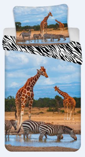Safari Bettwäsche-Set 140x200 cm, 70x90 cm