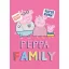 Peppa Wutz Family Pink Fließdecke 100x140cm