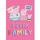 Peppa Wutz Family Pink Polardecke 100x140 cm