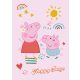 Peppa Wutz Happy Days Fleece-Decke 100x140cm