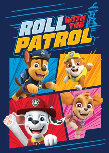 Paw Patrol Roll Fleece-Decke 100x140cm