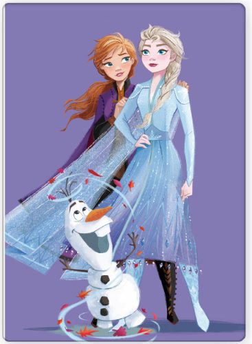 Disney Eiskönigin Purple Fleecedecke 100x140cm