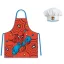 Spiderman Super Hero Kinder Schürze 2er-Set
