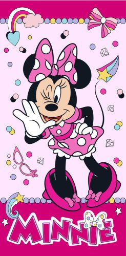 Disney Minnie Funny Badetuch, Strandtuch 70x140 cm
