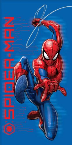 Spiderman Jump Badehandtuch, Strandtuch 70x140 cm