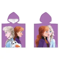 Disney Eiskönigin Purple Strandtuch Poncho 50x100 cm