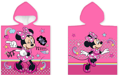 Disney Minnie  BFF Strandtuch Poncho 50x100 cm
