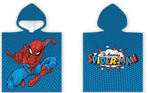 Spiderman The Amazing Strandtuch Poncho 50x100 cm