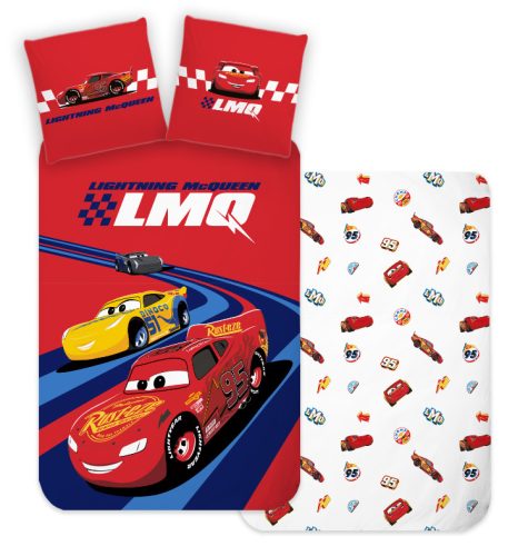 Disney Cars Racing Hero Kinderbettwäsche 100×135 cm, 40×60 cm