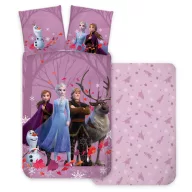   Disney Eiskönigin Gloomy Kinderbettwäsche 100×135 cm, 40×60 cm