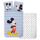 Disney Mickey  Strip Kinderbettwäsche 100×140 cm, 40×45 cm