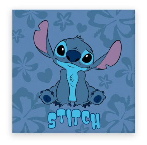 Disney Lilo und Stitch Blue Hibiscus Handtuch, Gesichtstuch, Handtuch 30x30cm