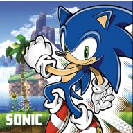   Sonic the Hedgehog Island Sonic the Hedgehog Hand- und Gesichtstuch, 30x30cm