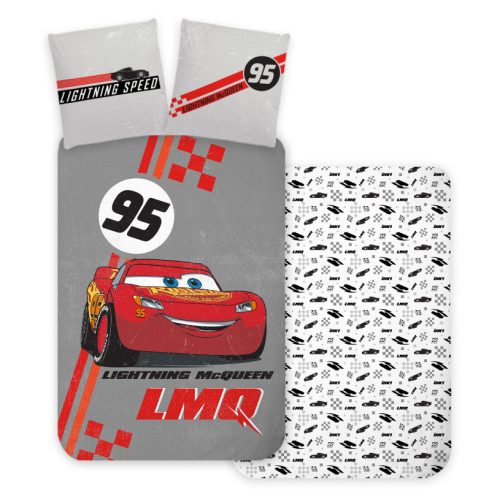Disney Cars LMQ Kinderbettwäsche 100×135 cm, 40×60 cm