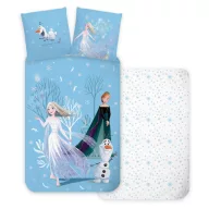   Disney Eiskönigin Snowing Day Bettwäsche 140×200cm, 70×90 cm