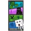 Minecraft Adventure Time Badetuch, Strandtuch 70x140cm