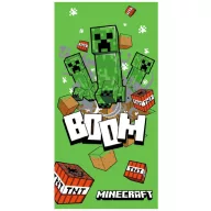 Minecraft Boom Badetuch, Strandtuch 70x140cm