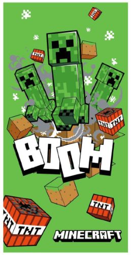 Minecraft Boom Badetuch, Strandtuch 70x140cm