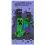Minecraft Sketch Mobs Badetuch, Strandtuch 70x140cm