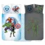 Avengers leuchtendes Kinderbettwäsche-Set für den Kindergarten 100x135cm, 40x60cm