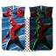 Spiderman im Dunkeln leuchtende Kinder-, Vorschul-Bettwäsche 100x135cm, 40x60cm
