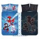 Spiderman Spidey im Dunkeln leuchtende Kinder-, Kindergarten-Bettwäsche 100x135cm, 40x60cm