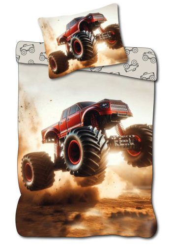 Fahrzeug Rally Monster Truck Bettwäsche 140×200cm, 70×90 cm