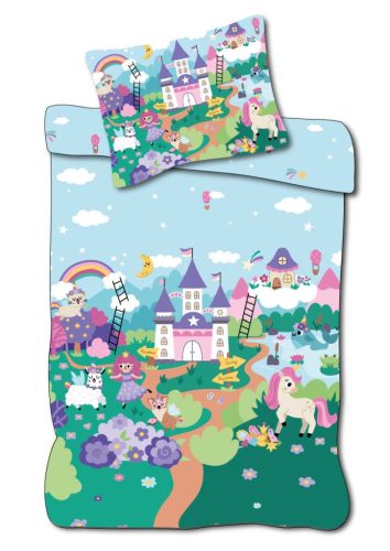 Einhorn Fairyland Kinderbettwäsche 100×135cm, 40×60cm
