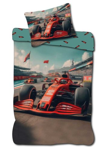 Fahrzeug Race Kinder Bettwäsche Formel 1 100×135cm, 40×60 cm