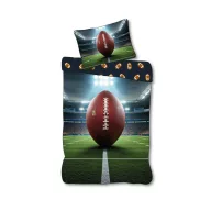   Sport Field Amerikanisches Fußball-Bettwäsche-Set 140×200cm, 70×90 cm