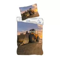 Baustelle Sunset Loader Bettwäsche 140×200cm, 70×90 cm