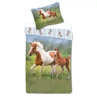Pferd Little Hooves Bettbezug 140×200cm, 70×90 cm