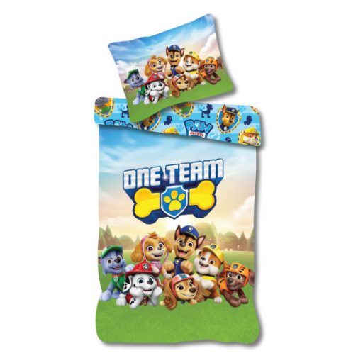Paw Patrol One Team Bettbezug 140×200cm, 70×90 cm 