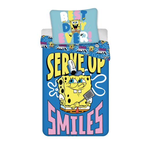 SpongeBob Schwammkopf Serve Up Bettwäsche 135×200cm, 80×80 cm