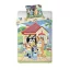 Bluey Family Home Kinder-Bettwäscheset für den Kindergarten 100x135cm, 40x60 cm