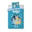 Bluey Loving Moments Kinderbettwäsche Set 100x135cm, 40x60 cm