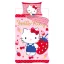 Hello Kitty Strawberry Kinderbetwäsche-Set für Kindergarten 100×135 cm, 40×60 cm