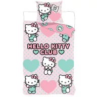 Hello Kitty Club Bettbezug 140×200cm, 70×90 cm
