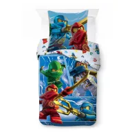 Lego Ninjago Warriors Bettwäsche 140×200 cm, 70×90 cm