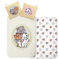 Disney Marie Trio Kinder Bettenbezug 100×135 cm, 40×60 cm