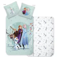   Disney Eiskönigin Forest Adventure Kinderbettwäsche-Set 100×135 cm, 40×60 cm