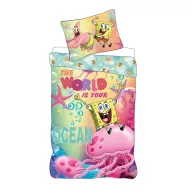   SpongeBob Schwammkopf The World Bettwäsche 140×200 cm, 70×90 cm