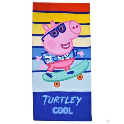 Peppa Wutz Catch a Wave Badetuch, Strandtuch 70x140 cm
