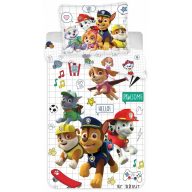 Paw Patrol Grid Kinder-Bettwäsche-Set 100×140cm, 40×45 cm