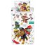 Paw Patrol Grid Kinder-Bettwäsche-Set 100×140cm, 40×45 cm